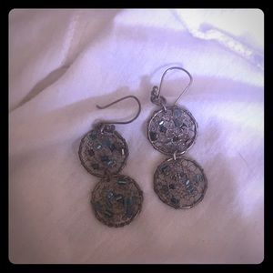 Dream catcher looking earrings